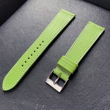 20mm Hodinkee Lime Green Goat Leather Watch Band Strap