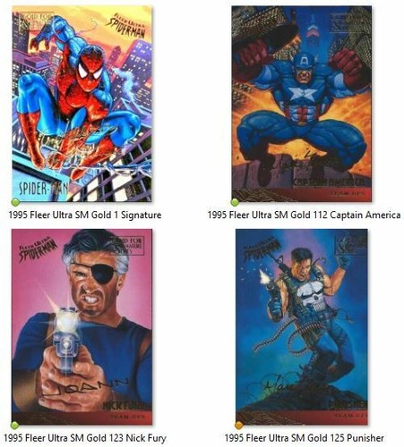 1995 Fleer Ultra Spider Man Gold Signature 061 61 VERMIN Single NM EBay