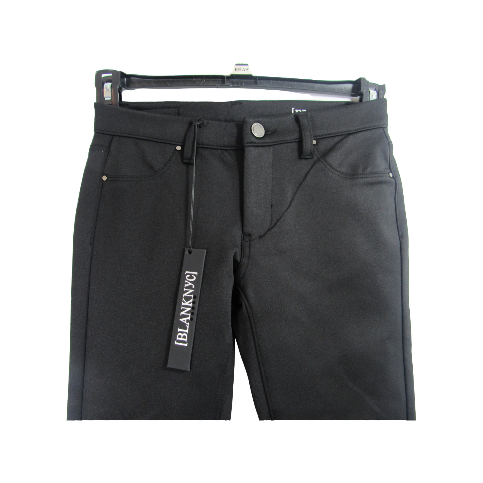 NWT BlankNYC Sprayon Super Skinny Jeans Style 52E-7298C Size 27 Black Inseam 30"