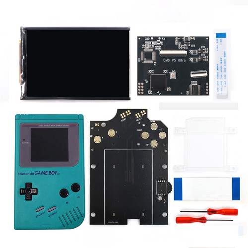 Luz de fondo LCD V3 IPS moderna de tamaño completo precortada para Game Boy DMG GB DMG - Imagen 13 de 30