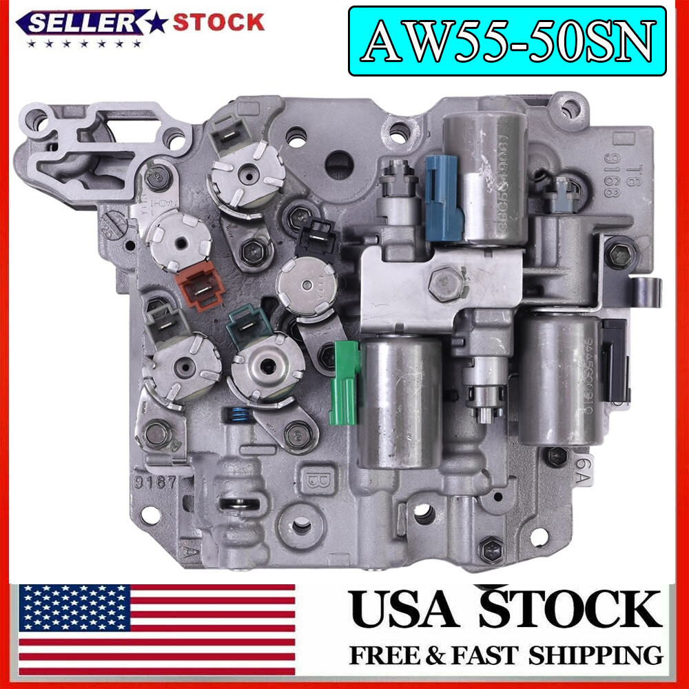 AW5550SN AW5551 Valve Body w/ Solenoid For Nissan Maxima Altima