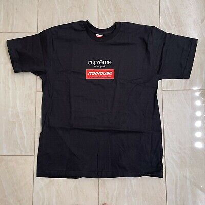New Supreme Classic Logo Tee T-Shirt Black Spring Summer New Supreme Classic Logo Tee T-Shirt Black Spring Summer
