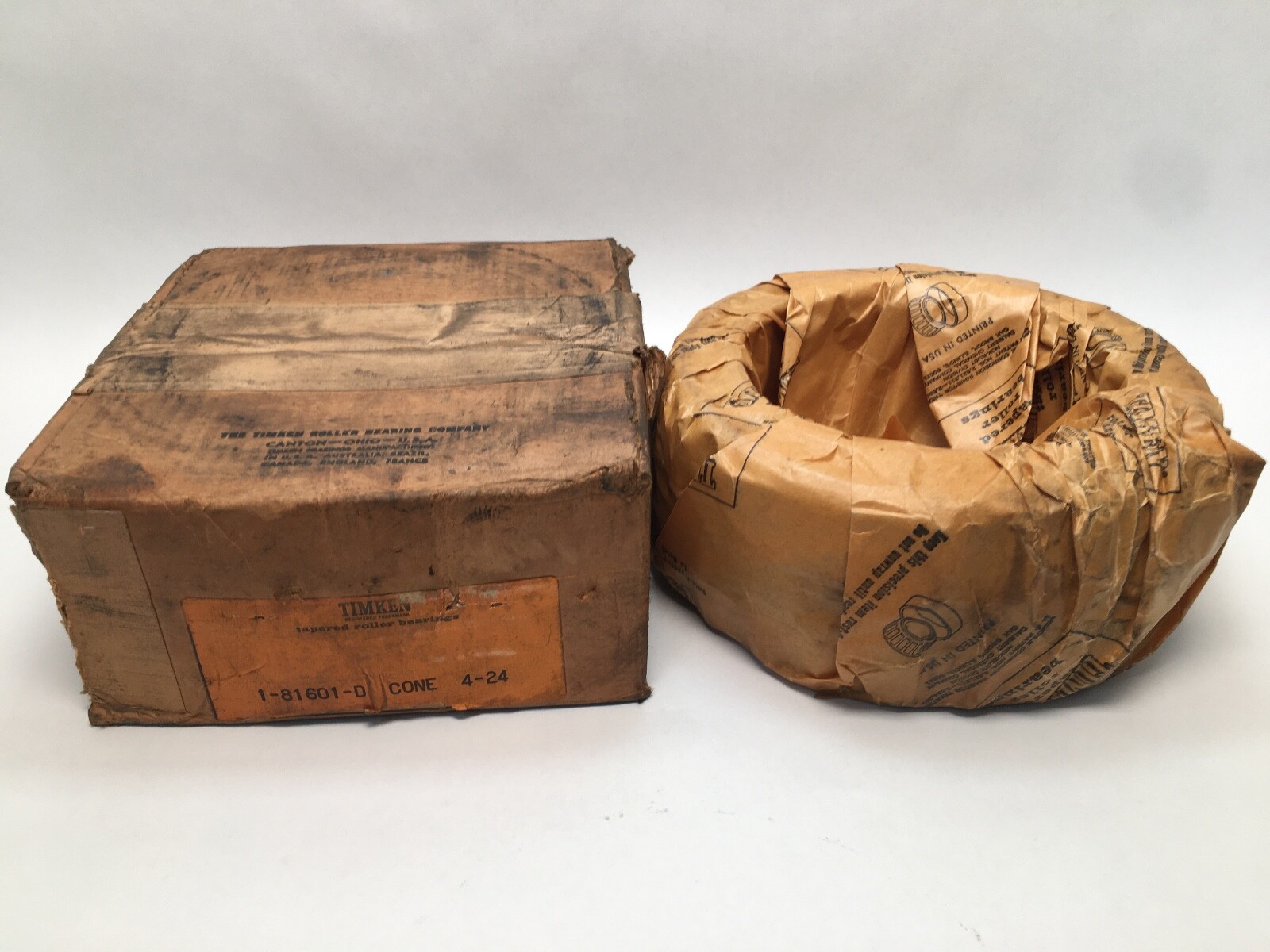 TIMKEN 81601D Double Taper Roller Bearing Cone 6 Inch ID USA Made