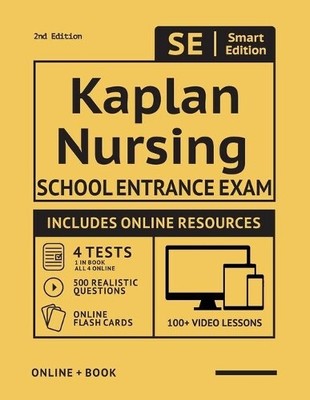 Kaplan Nursing School Entrance Exam Full Study Guide 2nd Edition (Paperback)