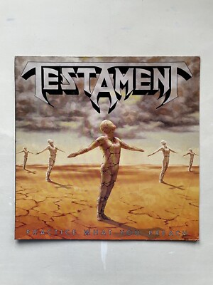 TESTAMENT Practice what you preach LP Vinyl Leer BOX Schallplatte 80 Metal 1989
