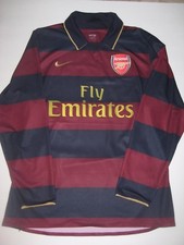 RARE Nike Arsenal F.c Herbert Chapman Away Shirt White 2007/08 XL