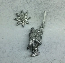 Games Workshop - WH40k Vintage Chaos Space Marine Standard - Citadel Metal OOP