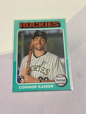 2024 Topps Heritage High Number - #700 Connor Kaiser Aqua Border Parallel