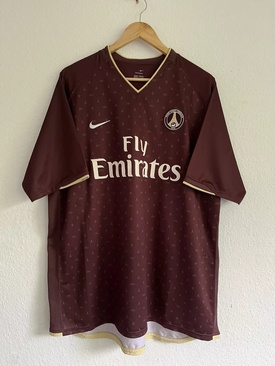 2006/07 Nike PSG Paris-Saint-Germain Louis Vuitton Away Vintage Jersey  *MINT*