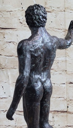 Signed Rodin Abstract Modern Art Deco Man Nude Torso Bronze Sculpture Decor - 第 8/10 張圖片