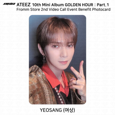 ATEEZ Golden Hour Part.1 Fromm Store 2nd 1:1 Photo Video Call