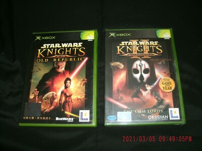 Star Wars Knights of the Old Republic 新品 Rare Star Wars: Knights of the Old Republic(Used) And 2(New) Japan