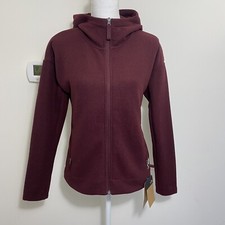 The North Face Women's Sibley Fleece Hoodie Jacket Full Zip Garnet Red S M L XL