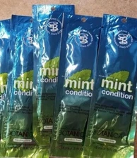 4 PACKETS SWEDISH BEAUTY MINT CONDITION BRONZER TANNING LOTION