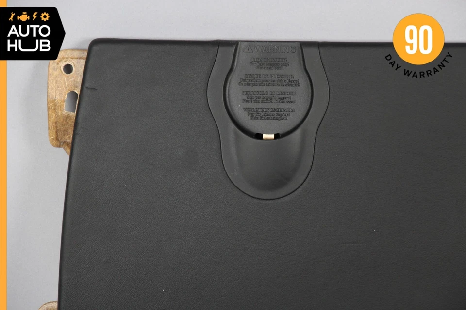 07-12 Mercedes R230 SL600 SL65 AMG Cubierta central trasera Panel de ajuste Negro OEM 75k Foto 3 de 4