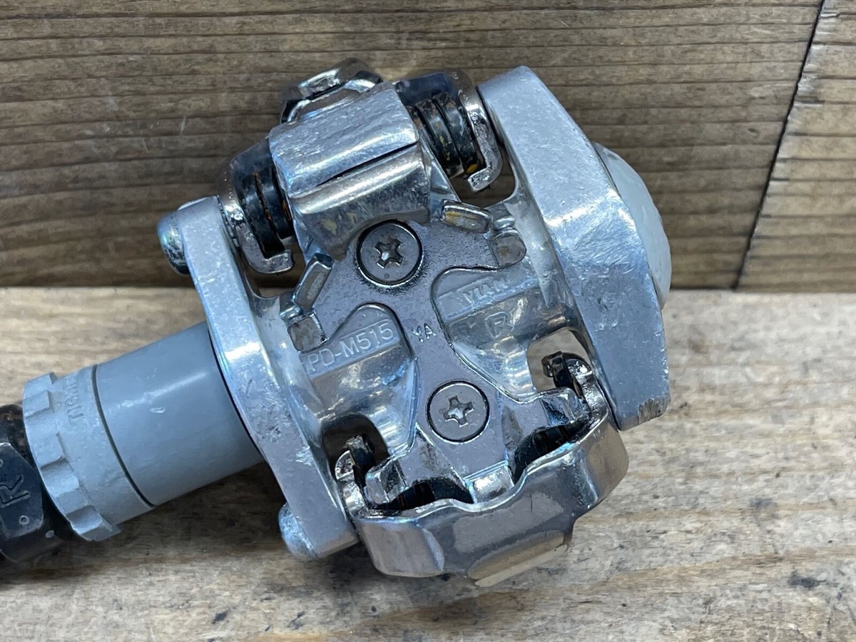 シマノ　SPDペダル「PD-M515」クリート付き Shimano PD-M515 Dual Entry Mountain Bike Clipless Pedals (no