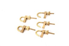 5x Brass Violin Making Tools Luthier Clamp Repair Fix Violin Cracks Adjust Size