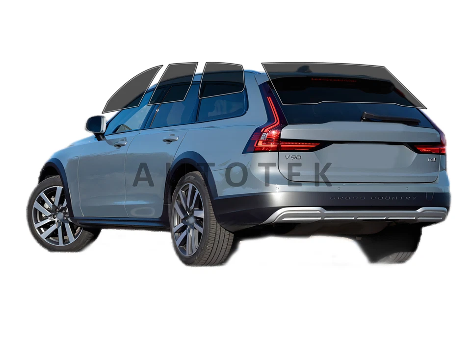 Пленка PreCut для всех сторон + заднего стекла любой оттенок % для Volvo V90 2017-2025 - Изображение 2 из 4