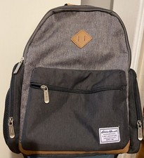 Eddie Bauer Places  Spaces Bridgeport Diaper Bag Backpack First Adventure Gray
