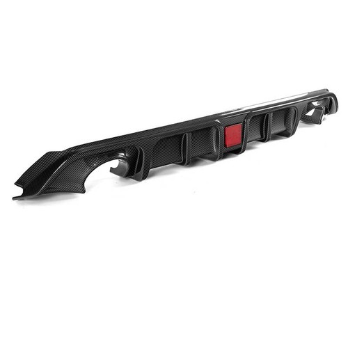 CARBON BLACK REAR BUMPER DIFFUSER W/ LED BRAKE LIGHT FITS 2017-22 INFINITI Q60 - Bild 5 von 10