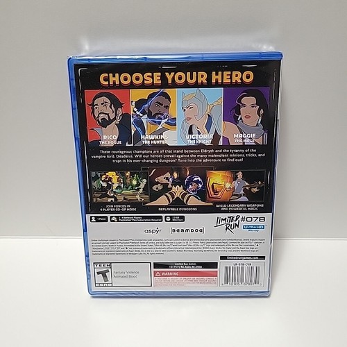 Mythforce (PlayStation 5/PS5 Game) *NEW/SEALED* Limited Run Games LRG #78 - Picture 2 of 6