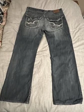 Big Star Boot Cut Size 36x31 Stitched Western Cowboy Denim