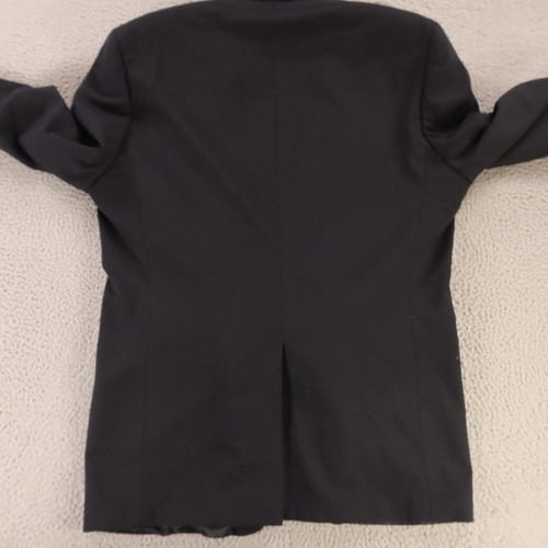 Michael Kors Jacket L Black Polyester Worsted Wool Twill Blazer Sport Coat 44L - Picture 9 of 17