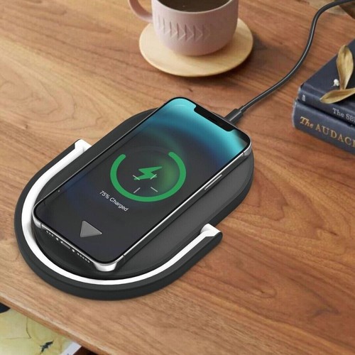 Dimmable LED Table Desk Lamp Wireless Phone Charger Touch Reading Night Light AU - Picture 6 of 17