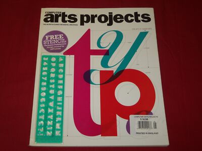 2007 MAY COMPUTER ARTS PROJECT MAGAZINE ISSUE NO. 97 - FREE STENCIL - RC 669