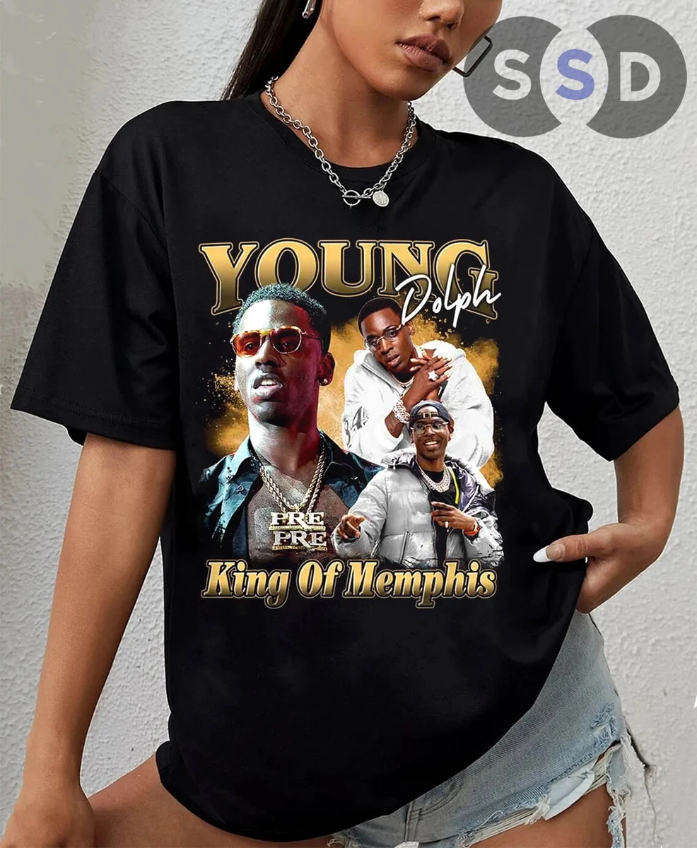 Young Dolph Vintage T Shirt, King of Memphis T-shirt Gift For Men Women S-3XL |