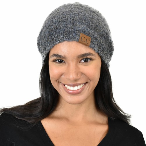C.C Unisex Eco-Friendly Recycled Yarn Wool Blend Convertible Beanie - Picture 14 of 85