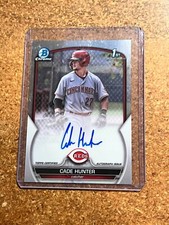 2023 Bowman Chrome Baseball 1st Bowman Card # CPA-CH Cade Hunter Autograph