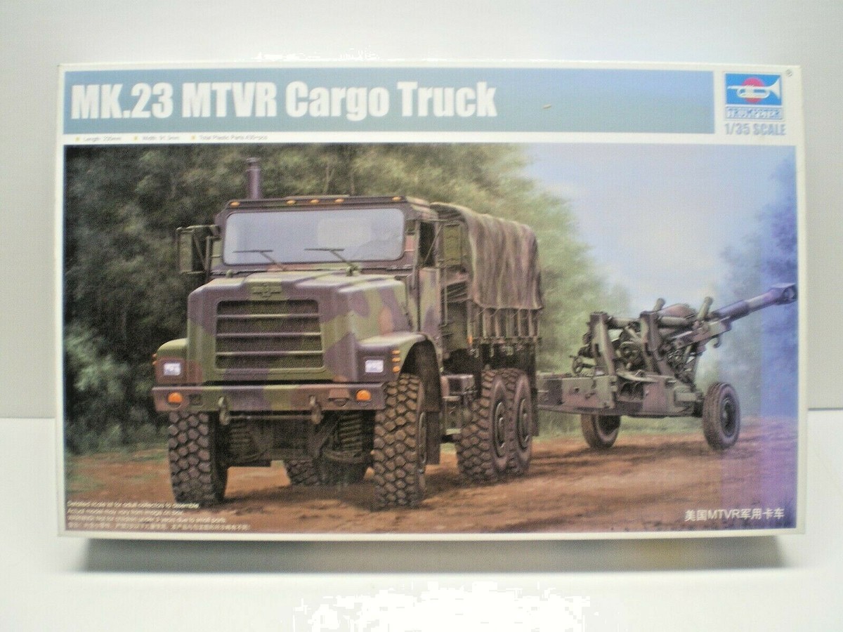 TRUMPETERプラモデル MK.23 MTVR Cargo Truck TRUMPETER, 1:35 SCALE, MK.23 MTVR CARGO TRUCK, MODEL KIT