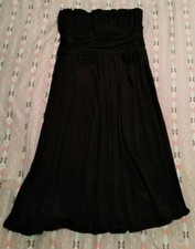 Forever 21 Sweetheart Black Dress LBD sz Medium M Short Cocktail Dance Party EUC