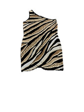 MICHAEL KORS ONE SHOULDER SWEATER DRESS - XL