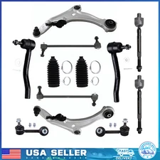 Front Upper Control Arm Ball Joint Tie Rod Sway Bar For 2009-2014 NISSAN MAXIMA