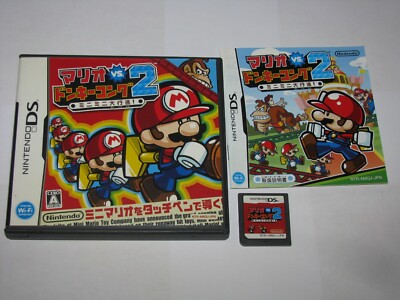 Mario vs Donkey Kong 2 Mini Mini Daikoushin Nintendo DS Japan import US Seller