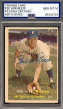 Pee Wee Reese Cards, Rookie Card and Autographed Memorabilia Guide 37