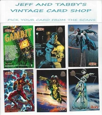 1994 FLEER Marvel Universe Series 5/V SEE DROP DOWN MENU 4 CARD U WILL RECEIVE
