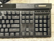 Corsair K100 RGB Optical‑Mechanical Gaming Keyboard Black Dual USB Wired NICE! 12