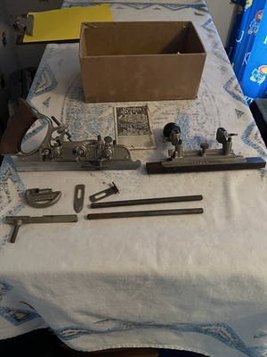 STANLEY sweatheart No 45 Plane. cutters box etc etc Great Condition
