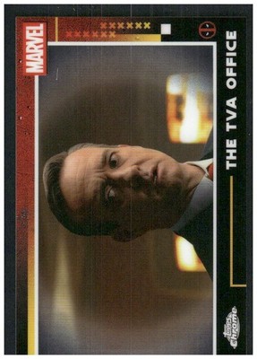 2025 Topps Chrome Marvel Deadpool #57 The TVA Office