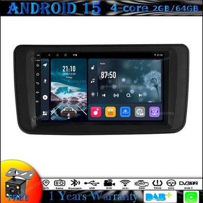 9'' Android 15 Autoradio Stereo Carplay GPS SAT Navi DAB für Nissan Leaf 2017-2024