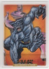 2024 Upper Deck SkyBox Marvel Masterpieces ’92 Platinum Clear Cut BEAST #7 UD