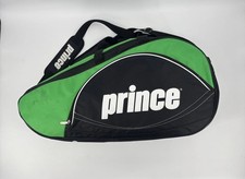 Prince Tour Team 6 Pack Tennis Racket Racquet - Green Black White Travel Bag