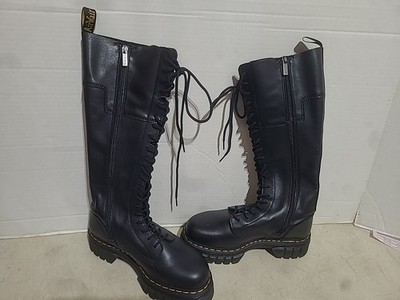 Dr Doc Martens Boots Leather Audrick 20i Platform Knee High