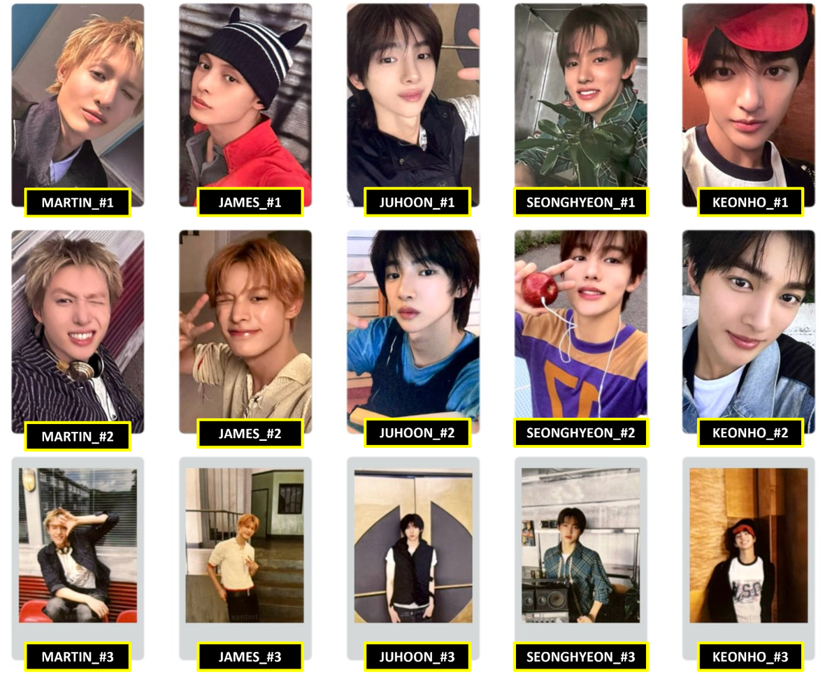 CORTIS / CORTIS 2026 SEASON’S GREETING CORTIS 2026 SEASONS GREETINGS OFFICIAL PHOTOCARD PC | eBay
