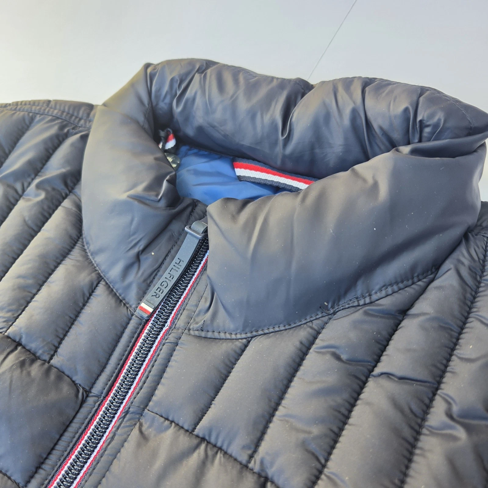 Tommy Hilfiger Ultra Loft Lightweight Puffer Jacket Mens X-Small Midnight NEW image 9