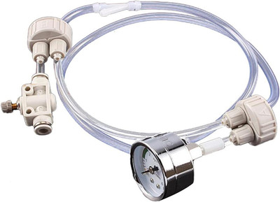DIY CO2 Generator System Kit with Pressure Gauge Air Flow Adjustment Valve - Pre