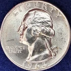 1963-D Washington Silver Quarter Nice Ch BU+